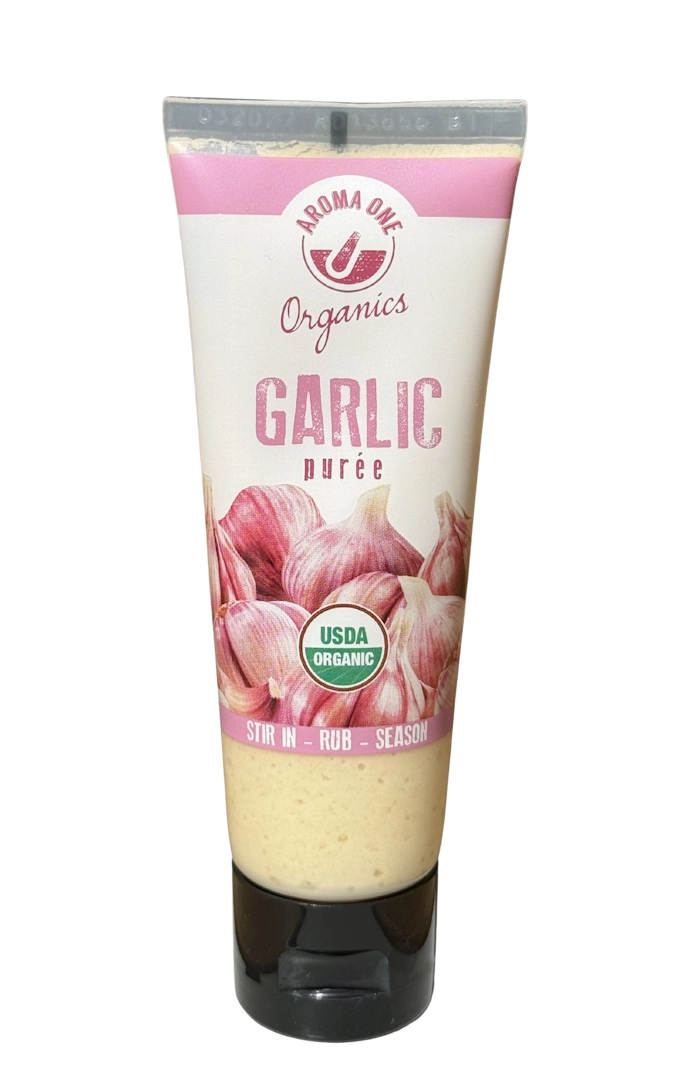 Tube of grated garlic paste