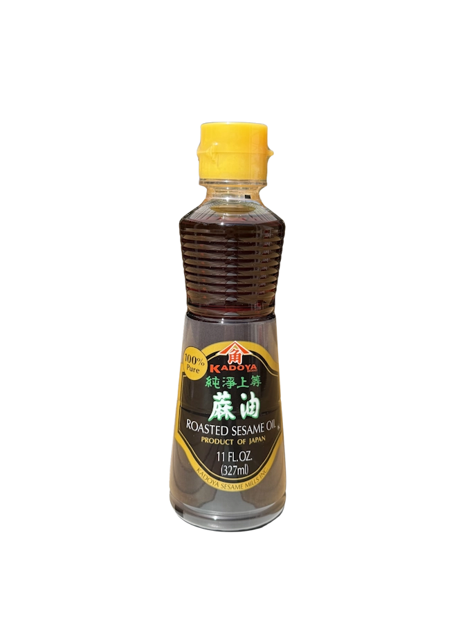 Bottle of roasted sesame oil